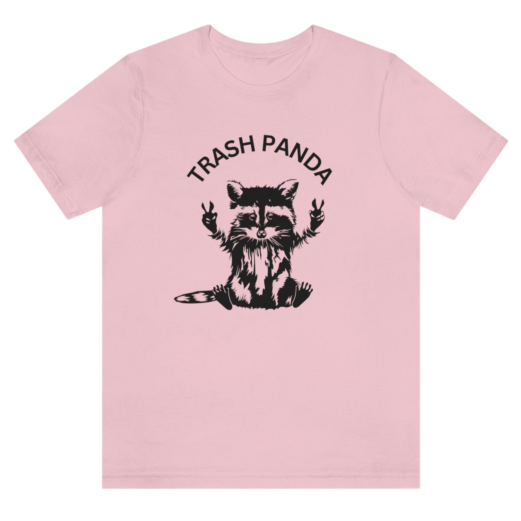 trash-panda-racoon-pink-t-shirt-unisex