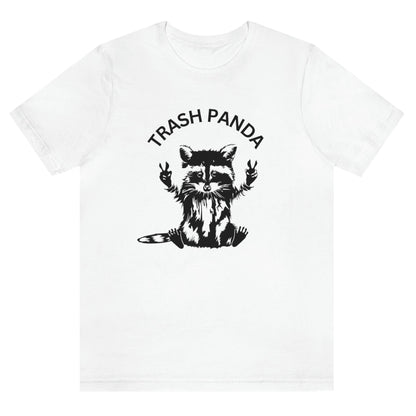 trash-panda-racoon-white-t-shirt-unisex